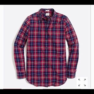 J. Crew Plaid Button Down Shirt EUC